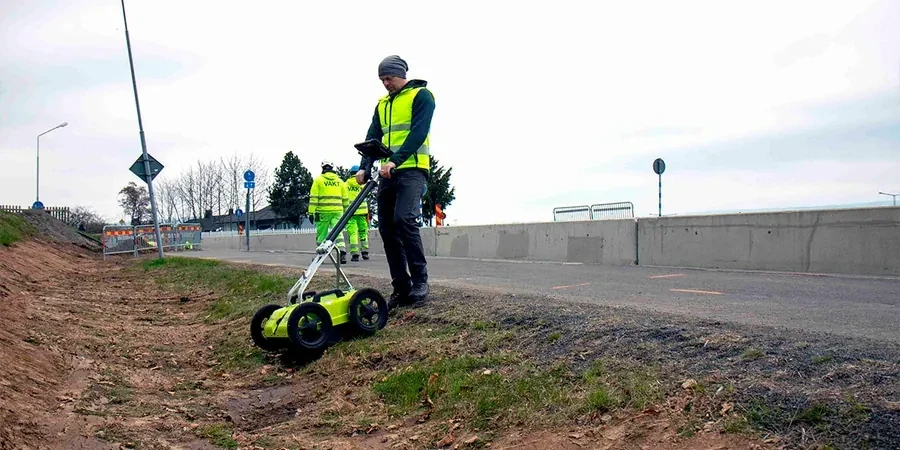 Illustratives Bild von Georadar GPR (Ground Penetrating Radar) in Bamberg